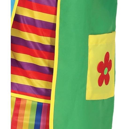 Fantasia de palhaço de circo para adultos