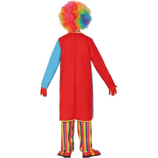 Fantasia de palhaço de circo para adultos