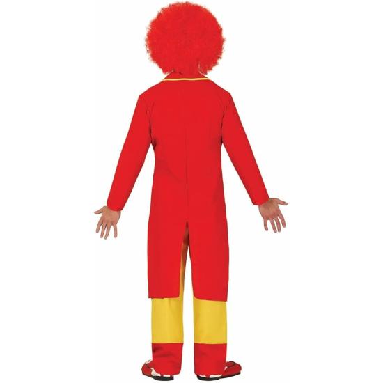 Fato de palhaço maroto para adulto