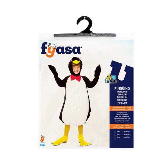 Fantasia infantil engraçada de pinguim