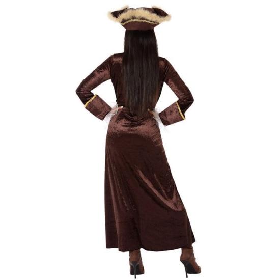 Fato de pirata castanho para mulher