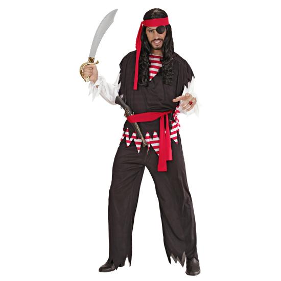 Disfraz Pirata Rebelde para hombre Super Económico