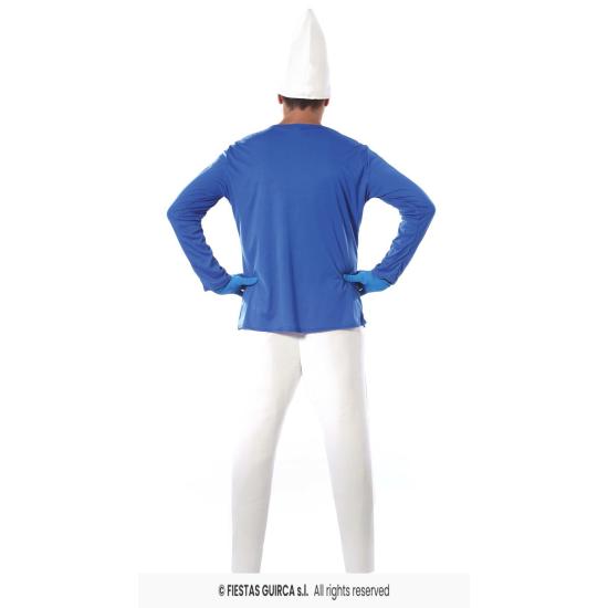 Fantasia adulta de Smurf anão azul