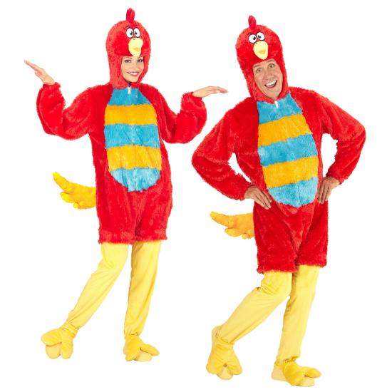 Fato de festa Red Bird para adulto