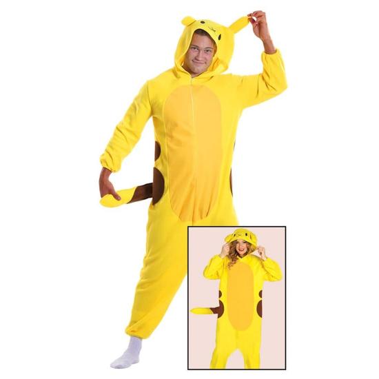 Fantasia adulta econômica Pokémon Pickachu Fantasia adulta econômica Pokémon Pickachu