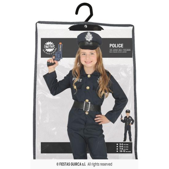 Fato policial infantil unissex
