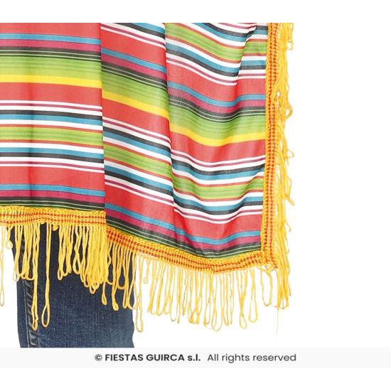 Fato de poncho mexicano tamanho criança Fato de poncho mexicano tamanho criança