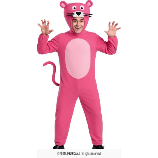 Fato adulto de prima Pantera Cor de Rosa