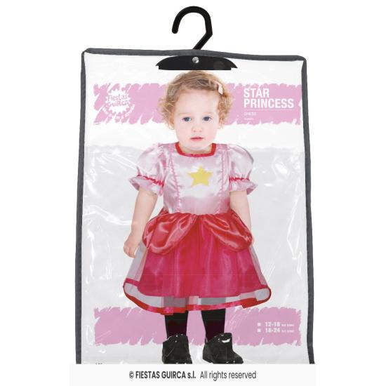 Fantasia de princesa rosa para bebê - Fantasia de princesa estrela para meninas Fantasia de princesa rosa para bebê - Fantasia de princesa estrela para meninas