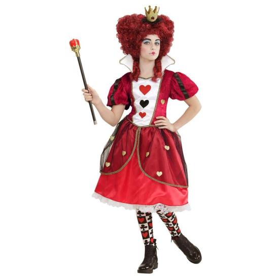 Fato de Rainha de Copas Alice para criança