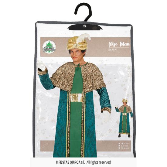 Fato económico de Rei Feiticeiro Baltasar para adulto Fato económico de Rei Feiticeiro Baltasar para adulto