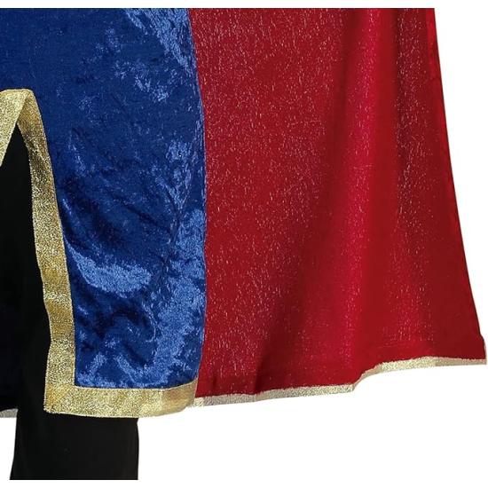 Fato de rei guerreiro medieval para criança