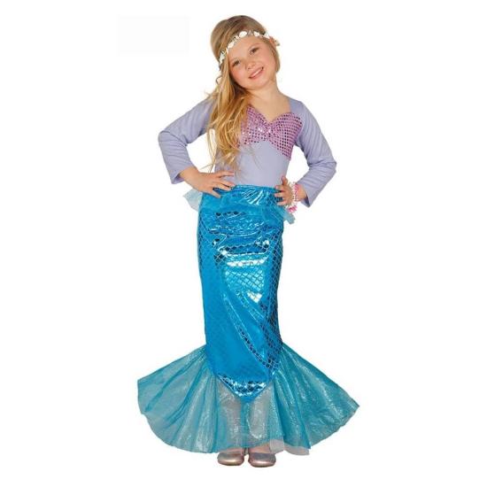 Fantasia da Pequena Sereia para Crianças