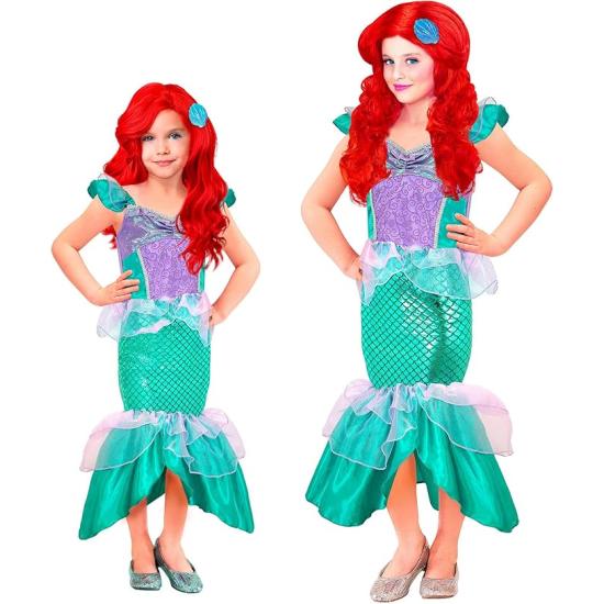 Fantasia de Pequena Sereia para meninas Fantasia de Pequena Sereia para meninas