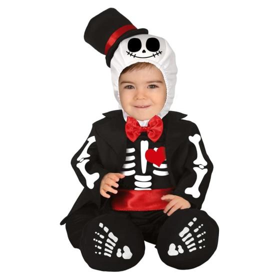 Fato de Mr Skeleton para bebé Fato de Mr Skeleton para bebé