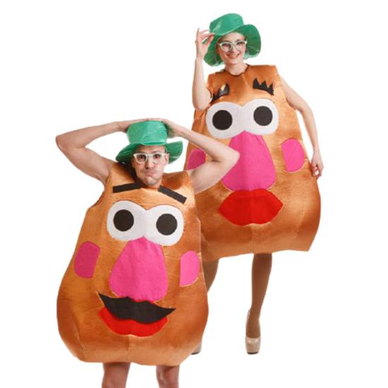 Fantasia 2 em 1 do Sr. Cabeça de Batata, tamanho único