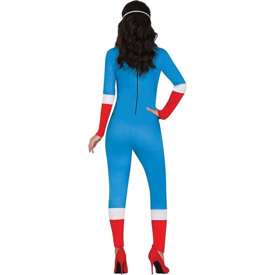 Fantasia adulta de super-heroína do Capitão América