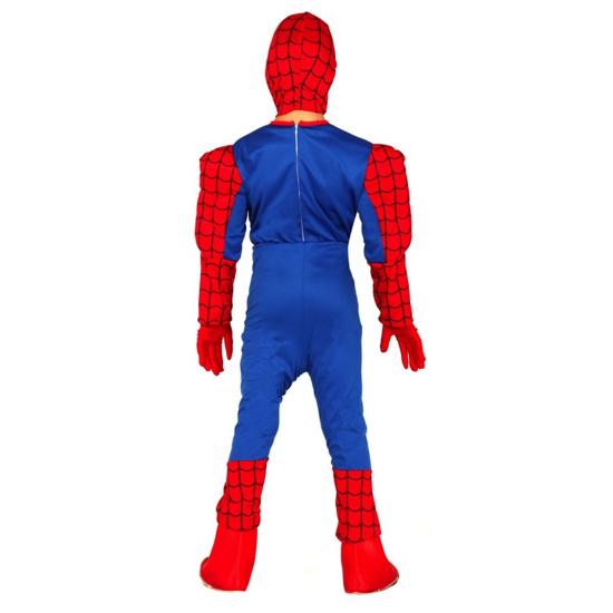 Fantasia de super-herói muscular SpiderMan tamanho infantil