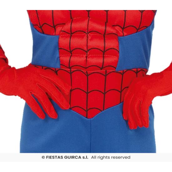Fantasia de super-herói muscular SpiderMan tamanho infantil