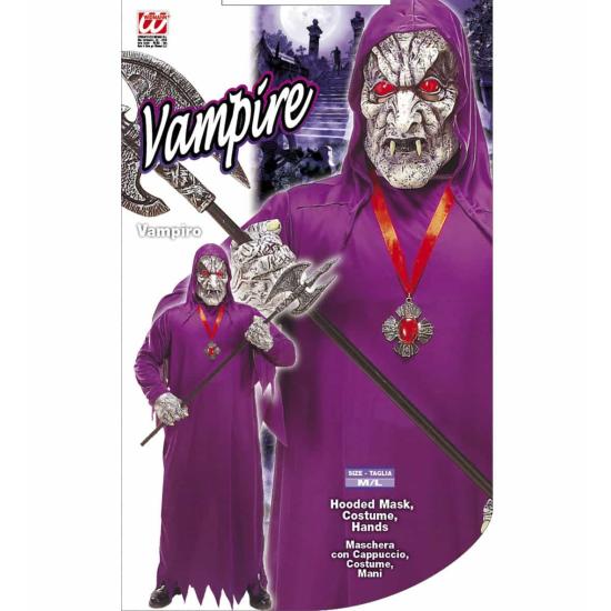 Fantasia de vampiro malvado, tamanho único, adulto