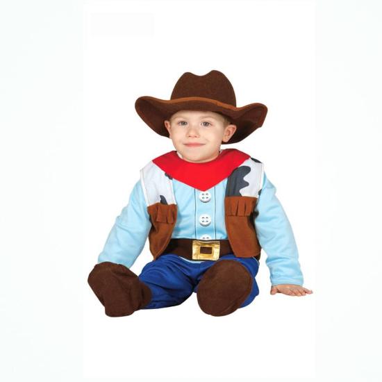 Fantasia de cowboy de bebê amadeirado. Fantasia de cowboy de bebê amadeirado.