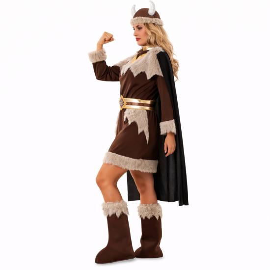 Fantasia de Mulher Viking Corajosa para Adultos