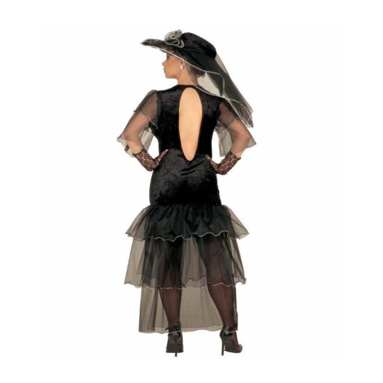 Fantasia de Halloween da Viúva Feliz