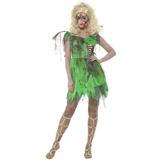 Fantasia adulta de fada zumbi Tinkerbell