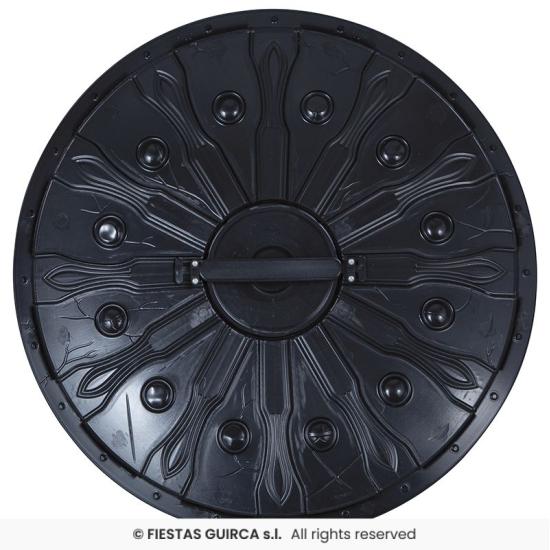 Escudo Espartano 45 cm - Acessório para Traje de Guerreiro Grego e Viking