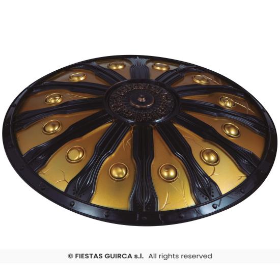 Escudo Espartano 45 cm - Acessório para Traje de Guerreiro Grego e Viking