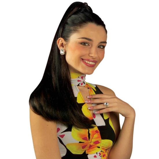 Extensões de cabelo.