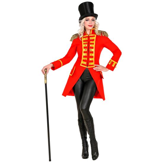 Fraque de desfile de luxo vermelho adulto Fraque de desfile de luxo vermelho adulto
