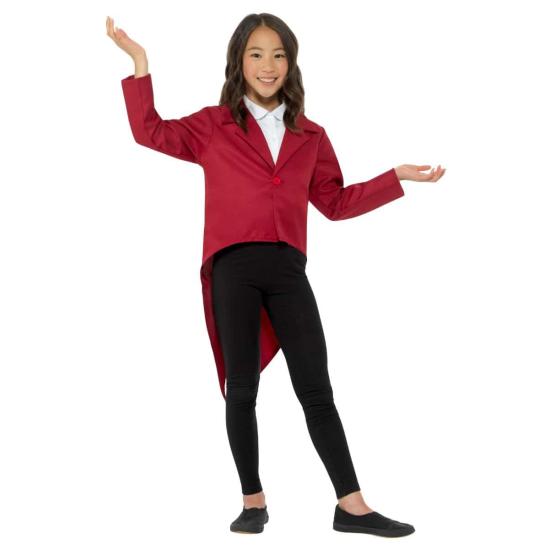 Fraque infantil vermelho Fraque infantil vermelho