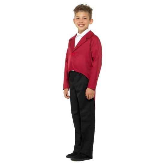 Fraque infantil vermelho Fraque infantil vermelho