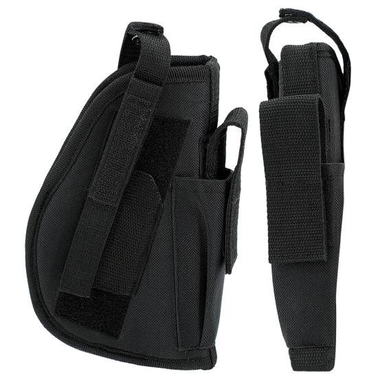 Coldre tático para fantasias de polícia, SWAT, militares e agentes secretos, direito ou esquerdo Coldre tático para fantasias de polícia, SWAT, militares e agentes secretos, direito ou esquerdo