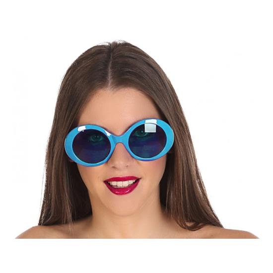 Óculos Mega Fashion Azul Anos 70 Óculos Mega Fashion Azul Anos 70