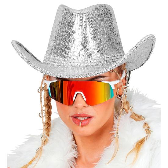 Óculos com lentes espelhadas arco-íris