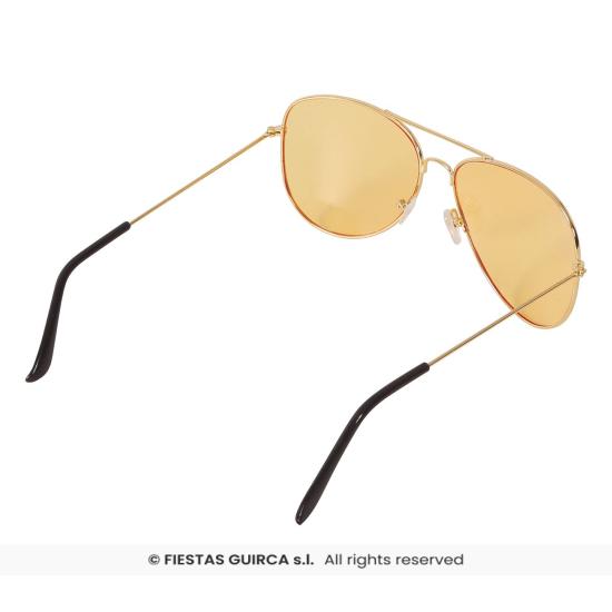 Óculos de balancim amarelos