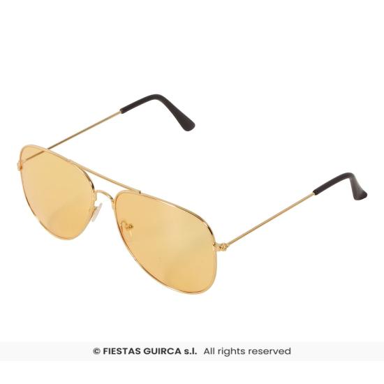 Óculos de balancim amarelos