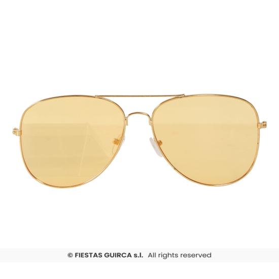 Óculos de balancim amarelos