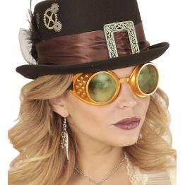 Óculos Steampunk Dourados