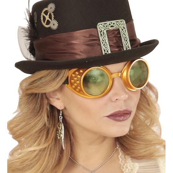 Óculos Steampunk Dourados