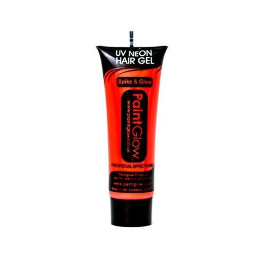 Gel de cabelo fluorescente em laranja escuro