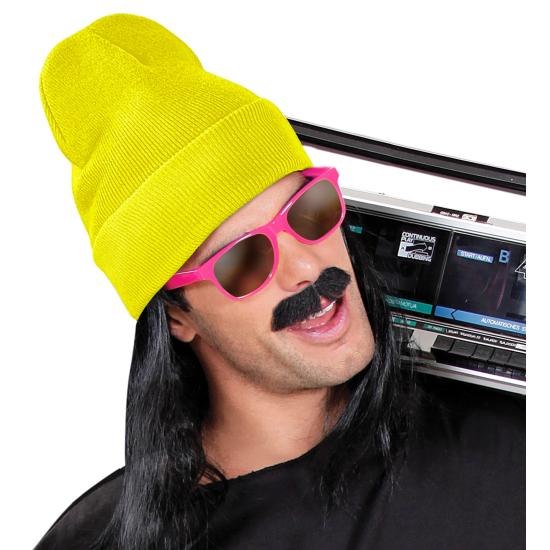 Chapéu de lã em cores neon