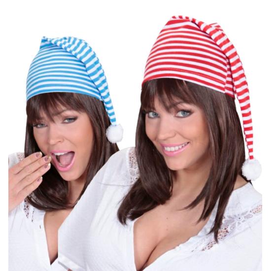 Chapéu listrado para dormir