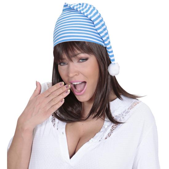 Chapéu listrado para dormir