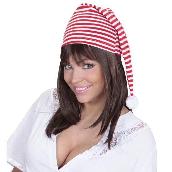 Chapéu listrado para dormir