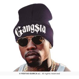 Chapéu unissex adulto “Gangsta” – acessório para fantasia de rap/hip hop