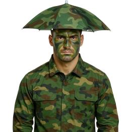 Boné Guarda-chuva Militar Verde (70 cm)