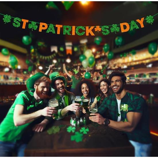 Guirlanda do Dia de São Patrício 300 cm